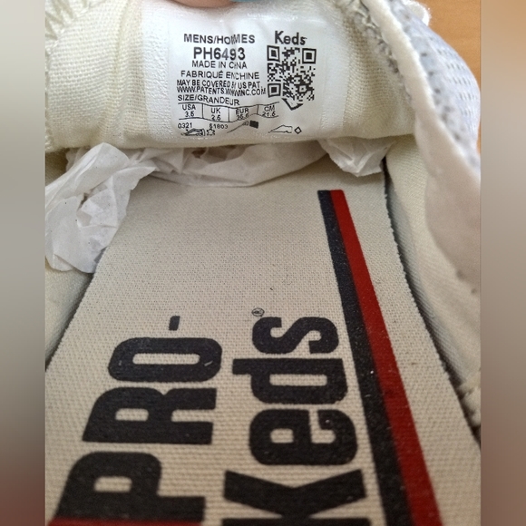 NWT PRO-Keds Royal Lo Perf Tie-Dye Suede in Blue Fog - Picture 8 of 8